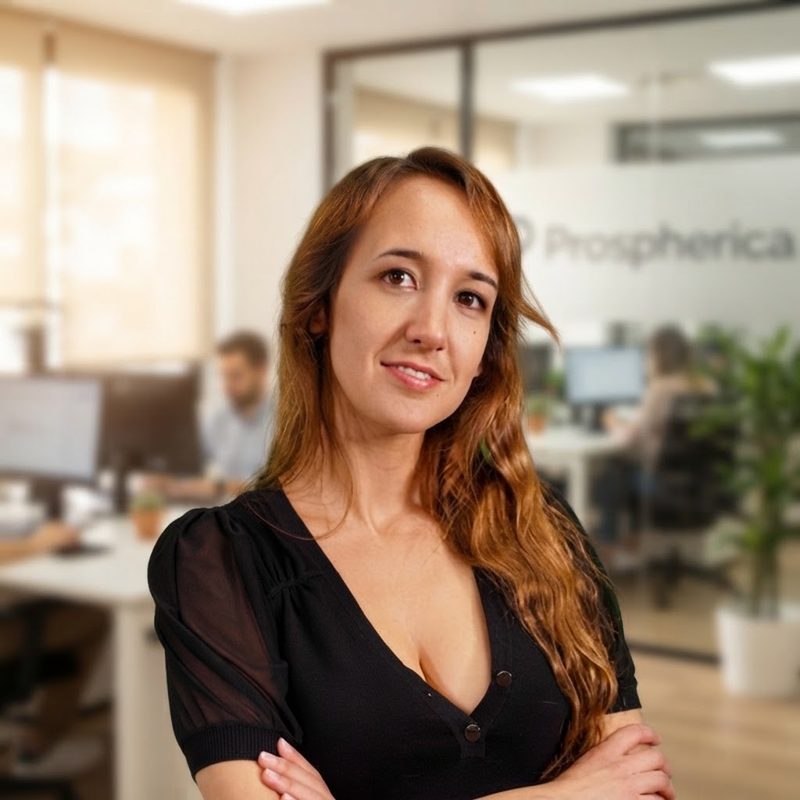 Lucía Gregori, fundadora de Prospherica